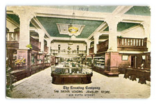 1918. SAN DIEGO, CA. JEWELRY STORE. POSTCARD A1 picture