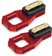 Front & Rear Tow Hooks, Aluminum D-Ring Shackle Mount Kit Compatible with 2004-2 picture