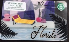 HTF Lot Of 300 - STARBUCKS New Gift CARD FLORIDA POOL Resort - NO VALUE picture