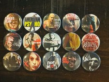 Horror Movies Buttons/ Pins Set Of 15 picture