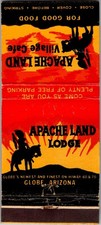 Apache Land Lodge & Village Cafe Globe AZ Vintage Matchbook Cover 5M28-3 picture