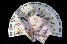 SET, 16Pcs, China, Ancient Beauties Commemorative Banknote, 100, UNC picture