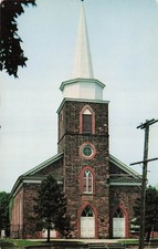 Hackensack New Jersey First Dutch Reformed Church Vtg Postcard 27A picture