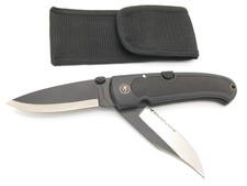 Vtg Browning 609 Kodiak FDT Seki Japan Clip / Drop Lockback Folding Hunter Knife picture