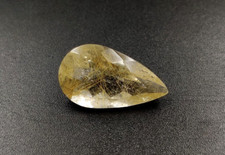 9.40 Ct Rutilated Quartz Loose Gemstone Faceted Cut  W54 picture