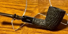 Pioneer Black Block Meerschaum Billiard Pipe 6