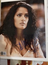 Salma Hayek Authentic Signed Photo BAS Beckett Witnessed picture