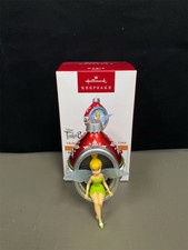 Hallmark Keepsake Disney Christmas Ornament, Tinker Bell Trimming the Tree with picture