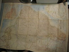 VINTAGE EASTERN SOUTH AMERICA MAP National Geographic March 1955 picture