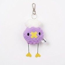 Official Pokemon Fluffy Drifloon Plush Keychain Mascot Flat bagcharm Plushie NEW picture