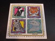 Vintage Brookfield Zoo Chicago Illinois Wall Tile Trivet Coaster 6