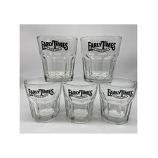Early Times Since 1860 Whiskey Glasses Set of 5 Tumblers Barware Collectible picture