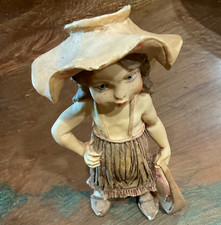 Vintage Italian Porcelain Giuseppe Armani “Like Mom” playing dress up. picture