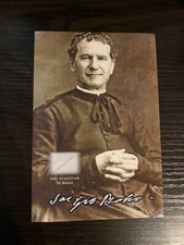 Saint Don Bosco Hair Strand lock speck Relic Catholic St. John Bosco picture