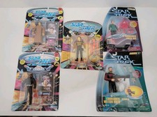 Vintage Playmate Star Trek Set Of 5 Figures On Cards Sealed 1992-1994 picture