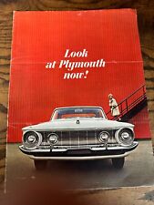 Vintage 1962 Plymouth Car Sales Dealer Brochure ~ Automobile picture