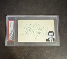 Bobby Darin Auto PSA/DNA Certified Authentic Index Card picture