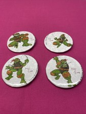 Vintage Teenage Mutant Ninja Turtles 1985 Mirage Studios TMNT /1000 Pins Buttons picture