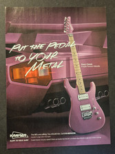KRAMER GUITARS Pacer Classic Purple Passion ~ Magazine Print/Promo Ad 2022 picture