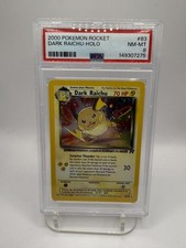 Dark Raichu 83/82 Team Rocket Holo PSA 8 picture