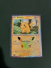 Pokémon TCG Pikachu 023/128: 30th Anniversary 01/30 PACK FRESH picture