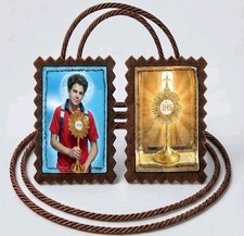 Saint Carlo Acutis Scapular Eucharist Monstrance Catholic 18