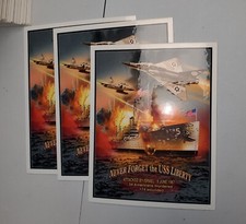 Remember the USS Liberty ISRAEL 🇮🇱 WAR MACHINE STICKERS (3) picture