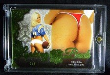 2023 Bench Warmer Emerald Archive Kendra Wilkinson LOOKING BACK LIME FOIL 3/3 picture