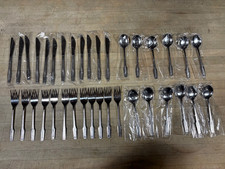 12 - 3 pcs place settings VTG Eastern Airline ABCO Stainless Japan * 36 pieces picture