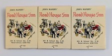 3 Vintage John Mandis Road House Inn Market Inn Washington DC Matchbooks picture
