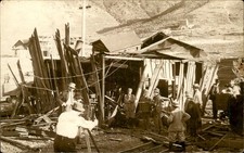 Eureka Utah UT Explosion Disaster Mine Photographer Camera c1910 RPPC bhn picture