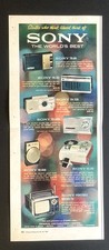 2 1960'S CANADIAN CANADA SONY RADIO AD MANY MODELS TR 7170 TR 1816 TR628 TR 650 picture