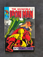 Iron Man #2 (Marvel 1968) Nice VG Copy – Beautiful Cover Colors picture