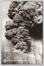 Volcan Paricutin Mexico Volcano Eruption RPPC Real Photo Postcard picture