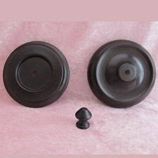 Brass Aperature Heat Cap Set for Stained glass, reverse painted, Handel shades B picture