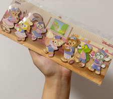Authentic Disney Pin Spring Duffy and Friends 7pins Set HongKong Disneyland New picture