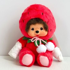 Monchhichi Fukuoka Limited edition Amaou Strawberry S size Rare Japan F/S picture