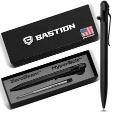 BASTION Bolt Action Ink Pen | Titanium Stainless Steel Carbon Fiber Aluminum EDC picture