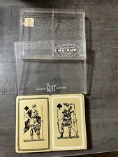 Vintage Azael Stancraft Plastic Coated Playing Cards with plastic NuVue Kent picture