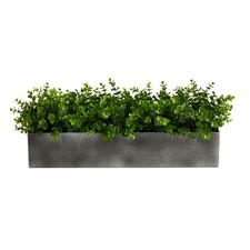 Nearly Natural P1651 25 in Eucalyptus Artificial Plant with Grey Planter picture