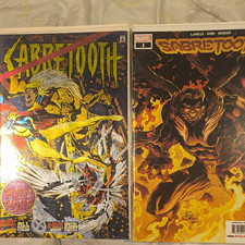 Marvel Sabretooth #1 Comic Book Lot (2 Issues) LaValle Kirk Beredo picture