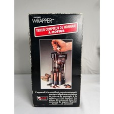 VINTAGE Mag-Nif Money Wrapper Motorized Coin Bank Unisex OS Black GOOD picture