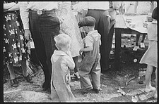 Irwinville Georgia 1930s May Day Picnic at Farm Security Administration FSA picture
