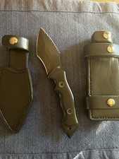 Ultra Rare Custom Brian B.K. Johnson Warthog Survival Tactical Knife, Unused picture