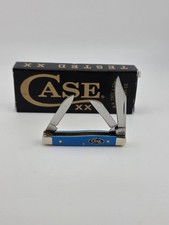 Case XX 68904 Smooth Light Blue Synthetic Small Stockman 6333 SS USA Made NIB picture