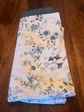 Yves Delorme SYLVE Queen Duvet Cover Organic Cotton Percale 96x92 Rare EUC picture