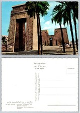 Vintage Karnak Ptolemy Gateway Khonsu Temple Egypt Postcard Lehnert Landrock picture