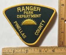 Vintage Obsolete Ranger Park Department Pinellas County Patch Florida Sheriff picture