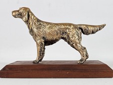 Vintage Weidlich Bros. Bronze Irish Setter Dog Statue Hunting Figurine Brass N2 picture