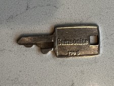 Samsonite 170 S Luggage Baggage Aluminum Key Vintage Original picture